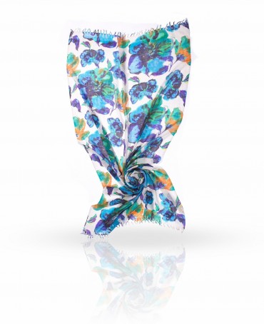 Палантин Женский ZW-BIGFL/BLUE